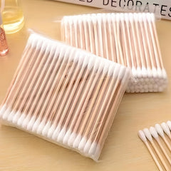 200 pcs Double-headed Cotton Swabs for Hygienic Cleaning