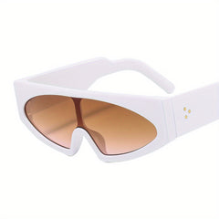 Y2K Shield Sunglasses For Women Men