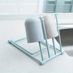 Kitchen Storage Rack Dishcloth Drain Rack No hole Dishcloth Cup Holder