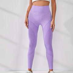 High Waist Yoga Leggings Slim Fit Sports Pants Women's Activewear