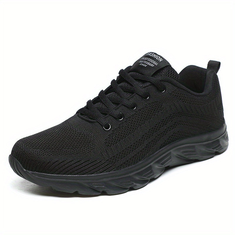 Men's Lightweight Knitted Casual Shoes Breathable Non Slip Sneakers