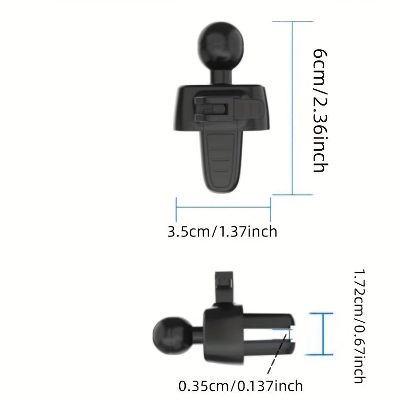 Car Vent Phone Mount Hands-Free Holder for iPhone