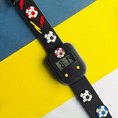 Cartoon Football Electronic Watch Digital Wrist Watch