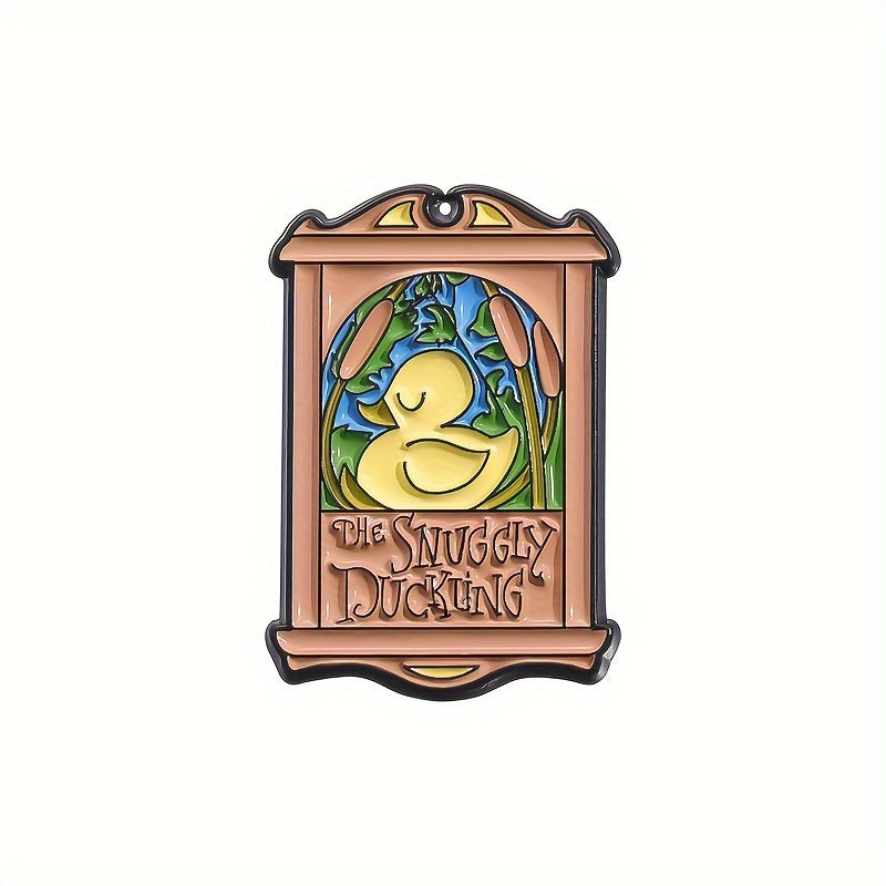 Funny Painting Duck Brooch Pins Cartoon Brooch Metal Badges Backpack Clothing Ac