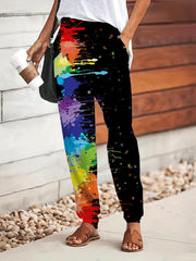 Graphic Print Pants Casual Every Pants Women's Clothing