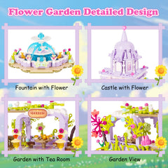 Building Blocks Set Garden House Building Toys Villa Blocks Set