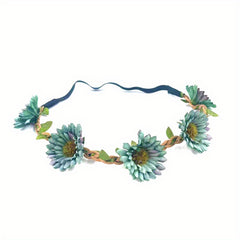 Sunflower Headband Simulation Flower Wreath Women's Hair Access