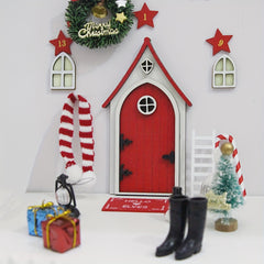 Miniature Wooden Fairy Door for Garden