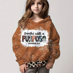 Girls boys Long Sleeve Hoodies Comfy Hooded Sweatshirt Pullover