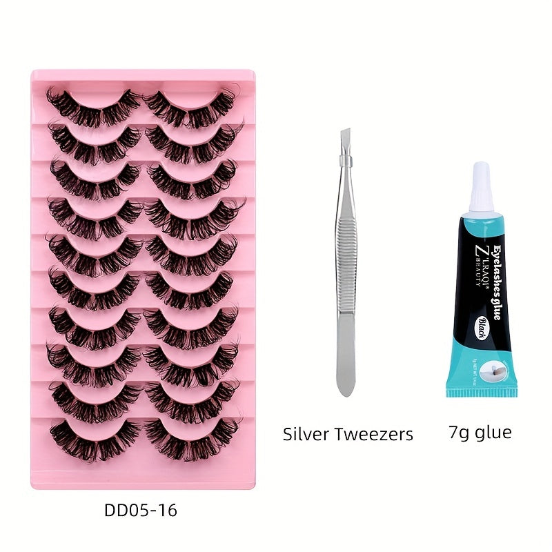 Sexy Fox Eyes DD Curling False Eyelashes Natural Look Thick False Eyelashes