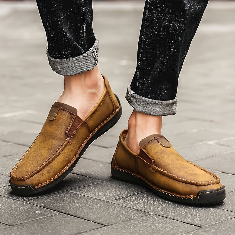 Men's Lightweight Slip On Loafer Shoes Breathable Comfortable Casual Sneakers