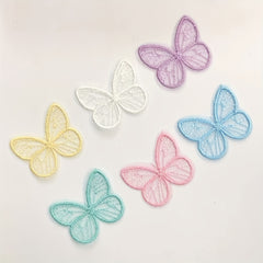 20pcs DIY Butterfly Gauze Fabric Halloween Decoration