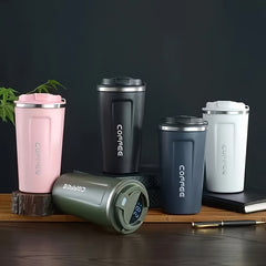 Stainless Steel Water Bottle 17.25oz Temperature Display Insulated Coffee Cup