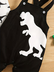 Baby Boy Dinosaur Suit Short Sleeve Overall Pants