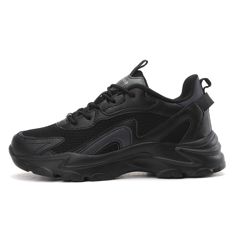 Mesh Breathable Chunky Sneakers Lace Up Sport Shoes