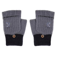 Men's Winter Knitted Fleece Gloves - Snow Weather