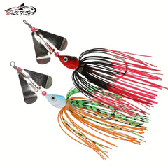 1pc Chatterbait With Spinning Sequin Bionic Bait Fishing Tackle