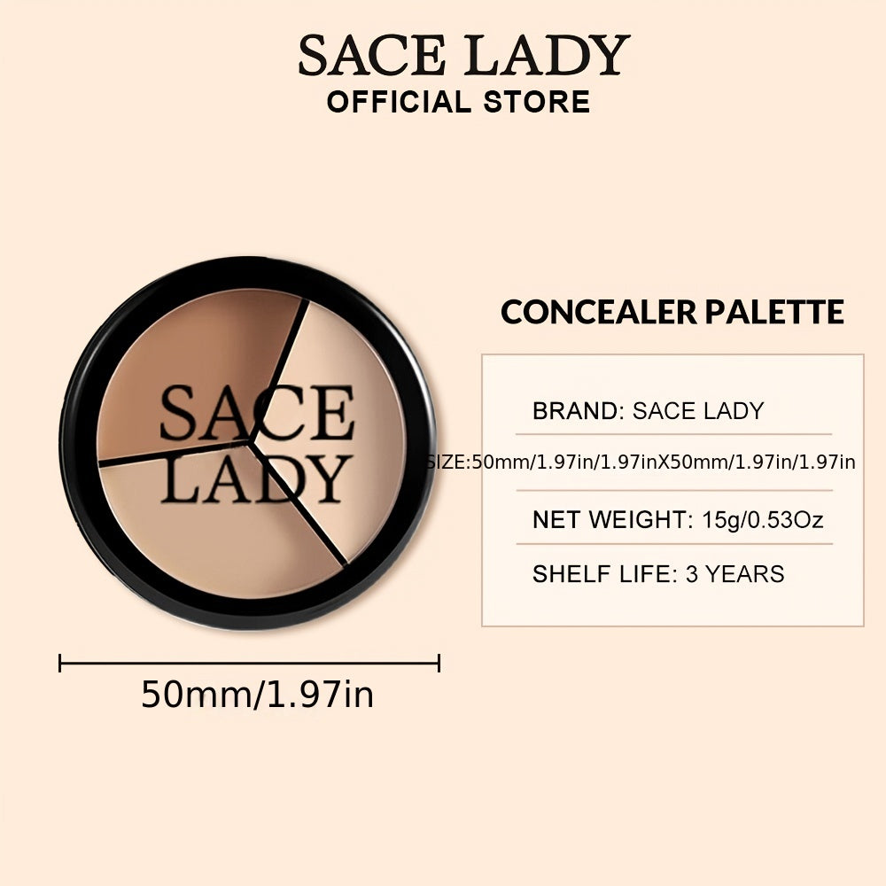 SACE LADY Full Cover Concealer Makeup 3 In 1 Waterproof Corrector