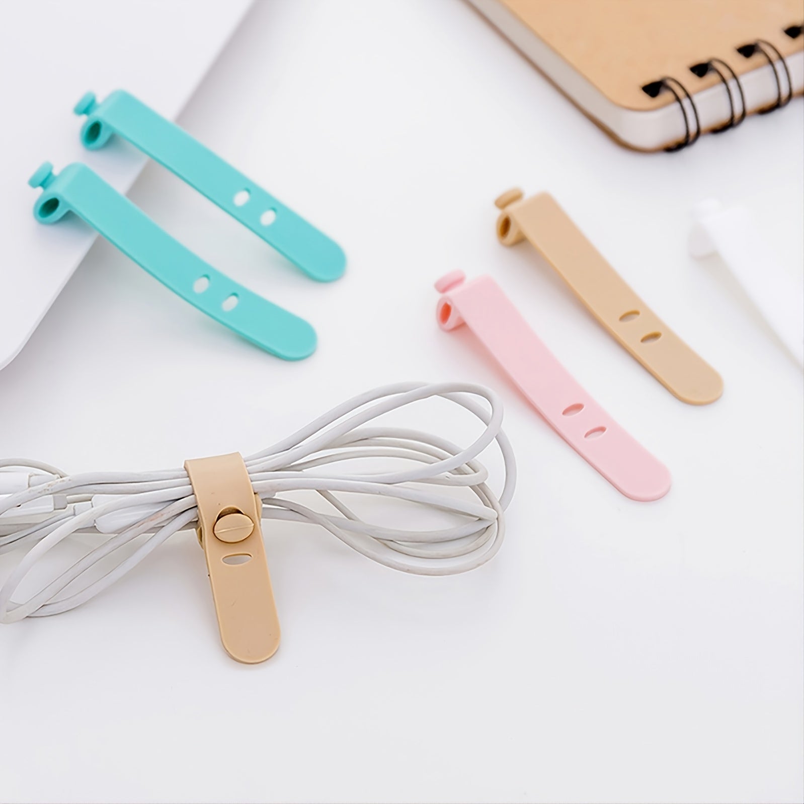 Desktop Cable Organizer Bags - Set of 4
