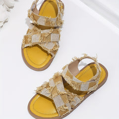 Girls Open Toe Breathable Sandals Lightweight Non-slip