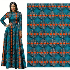 African Geometric Pattern Fabric - DIY Sewing Craft - Home Decor