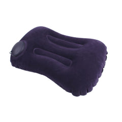 Portable Inflatable Neck Pillow for Travel - Push Type
