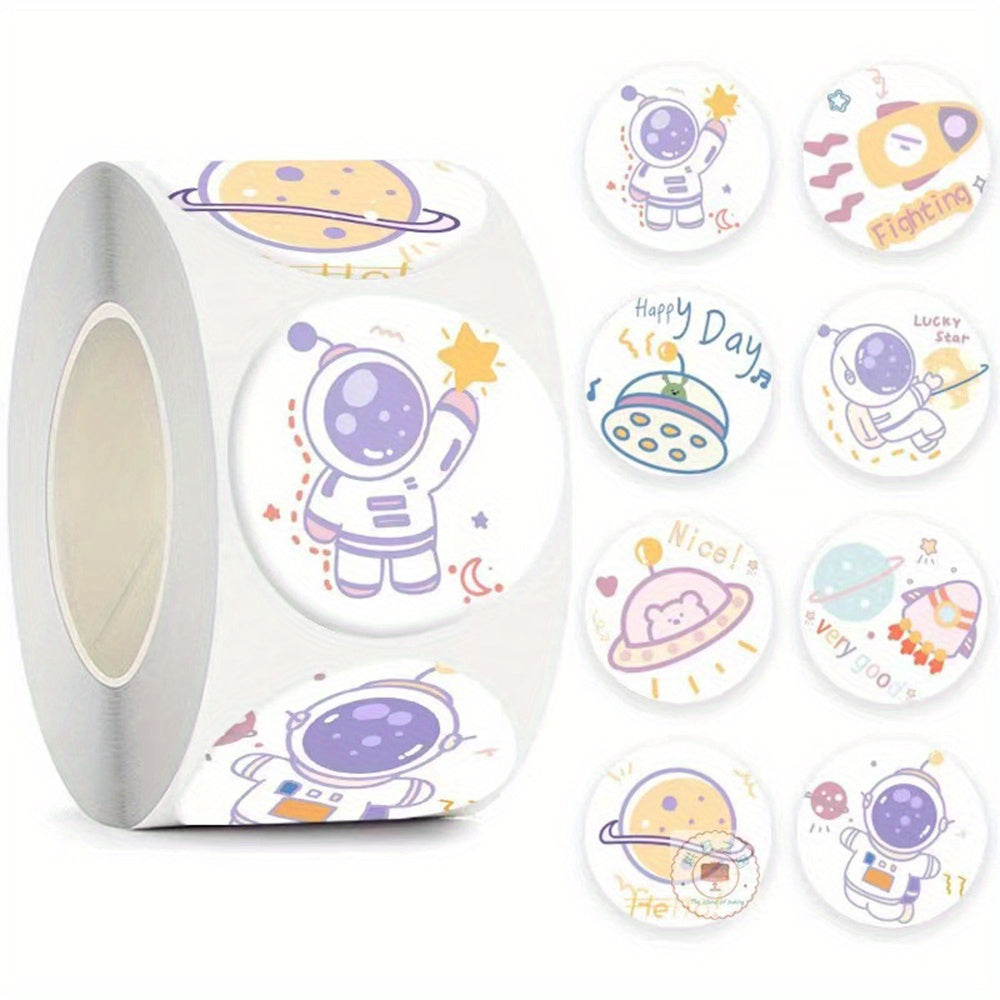 500pcs Astronaut Reward Stickers Animal Sticker For School Teacher