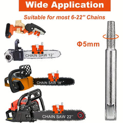 Chainsaw Sharpener Jig Kit for 20-88cm Chainsaws