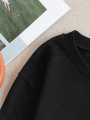 Dinosaur Graphic Print Crew Neck Sweatshirt Long Sleeve Pullover Casual Top