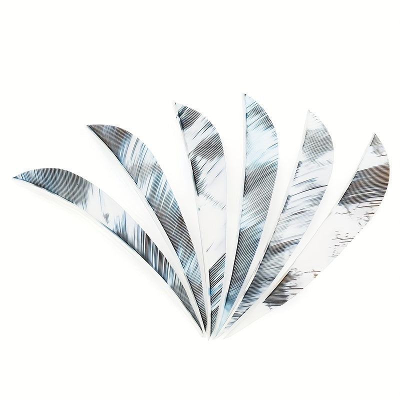 50pcs 4.5 Inch Archery Arrow Fletching Turkey Feather Right/Left Wing DIY