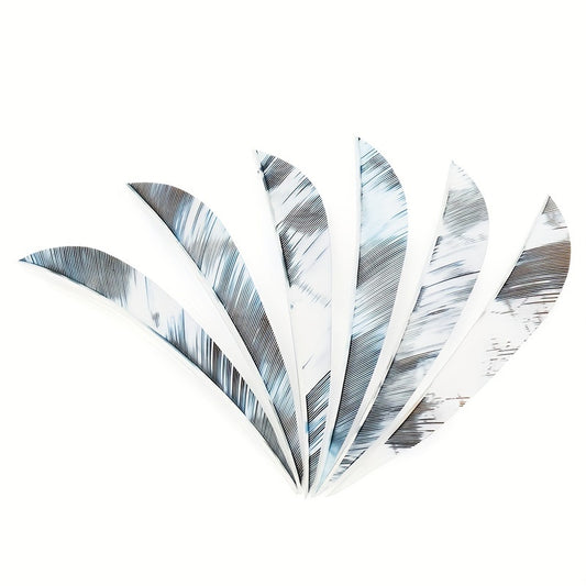 50pcs 4.5 Inch Archery Arrow Fletching Turkey Feather Right/Left Wing DIY