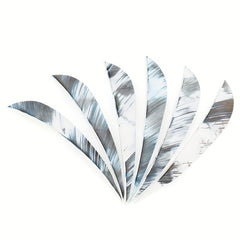 50pcs 4.5 Inch Archery Arrow Fletching Turkey Feather Right/Left Wing DIY