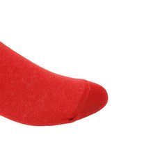 Men's Christmas Cotton Socks Red Santa Pattern