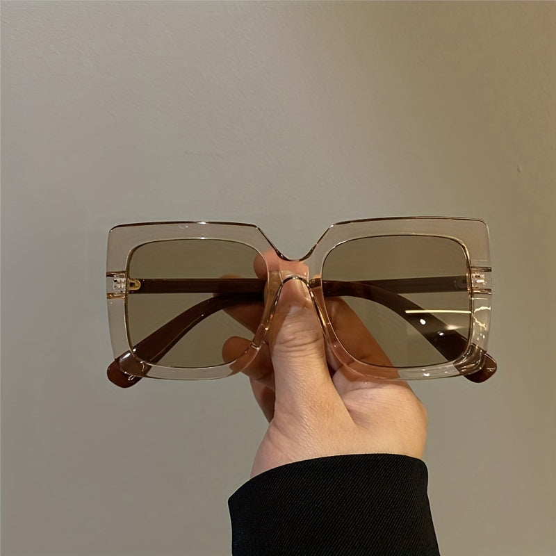 Men's Large Frame Square Anti Light Glasses