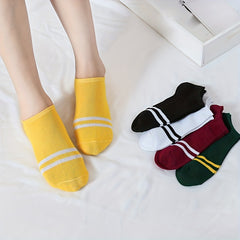 Women's Striped Print Ankle Socks
