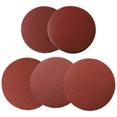 50pcs 15-24cm Hook and Loop Sanding Discs in 40-240 Grits Sandpaper for Sanders