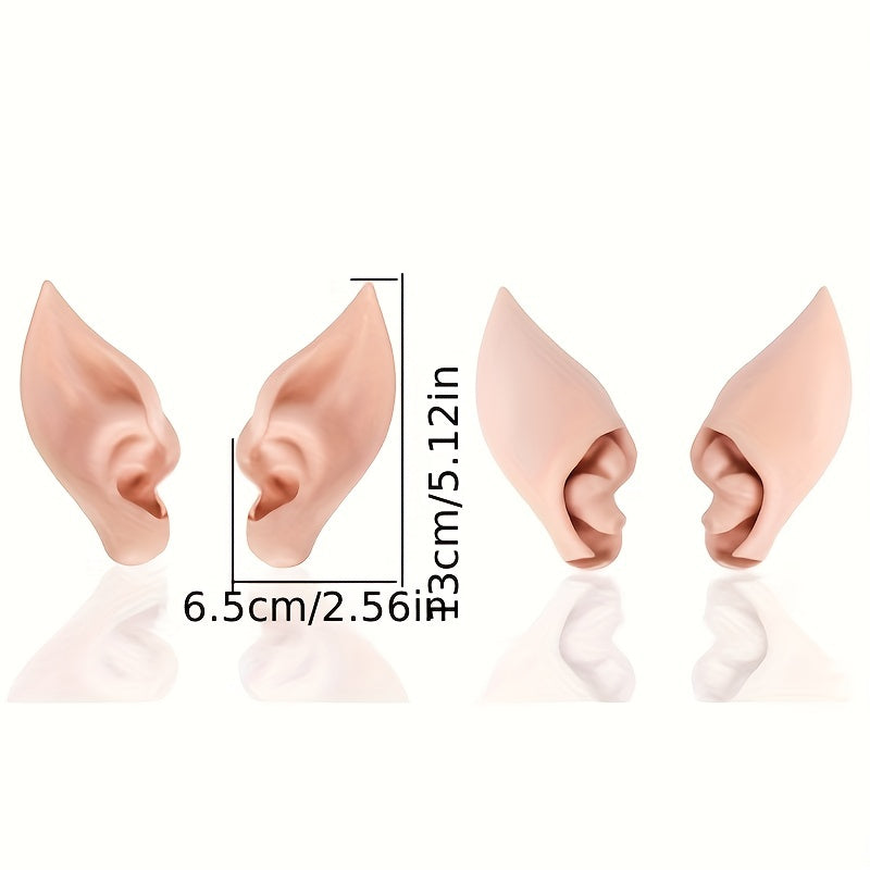 Latex Elf Ears Demon Witch Party Prom Dress Up Props