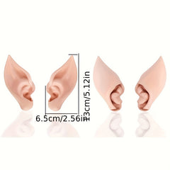 Latex Elf Ears Demon Witch Party Prom Dress Up Props