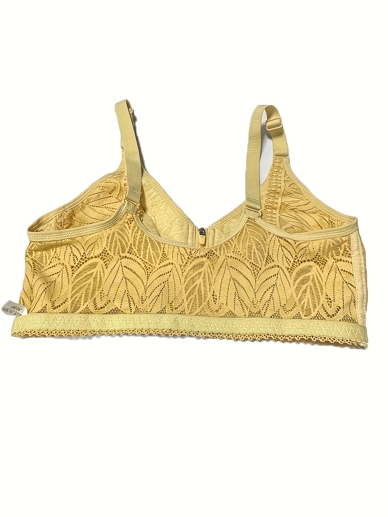 Wireless Plant Lace Bra Full Coverage Women's Lingerie