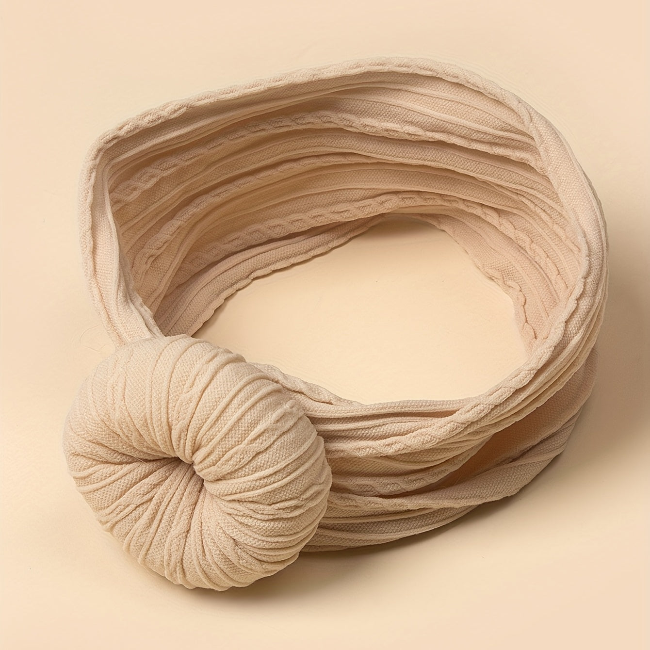 5pcs Jacquard Donut Wide Headband for Infant Toddler