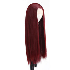 Long Straight Lace Front Wig 26 Inch Synthetic Wig for Women