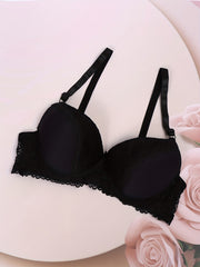 Full Coverage Lace Push Up Bra