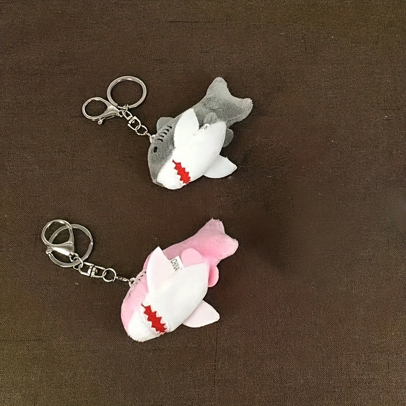 Ocean Animal Stuffed Toy Shark Doll Keychain Pendant For Boys