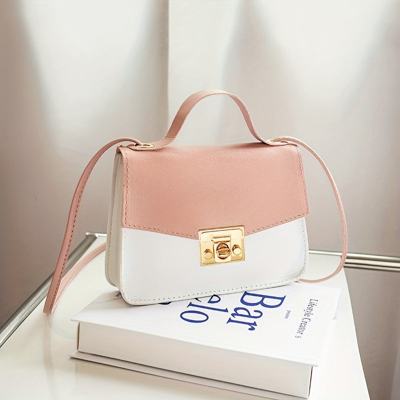 Girls Square Shoulder Bag Casual Handbag Versatile Diagonal Bag