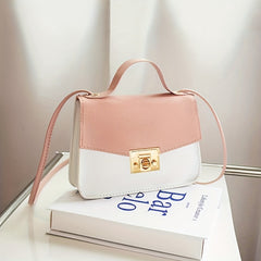 Girls Square Shoulder Bag Casual Handbag Versatile Diagonal Bag