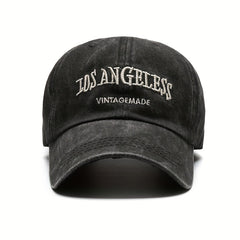 Vintage Hat Washed Baseball Cap Classic Art Embroidery Sunscreen Cap