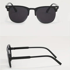 Y2K Half Frame Sunglasses Sun Protection Party Gift Travel Accessories