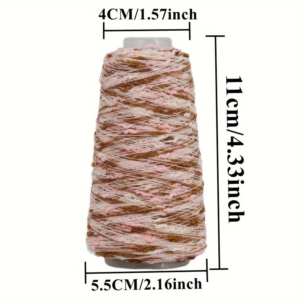 1pc Mixed Yarn Plush Thread Knitting Crocheting Accessories - 100% Polyester 50g