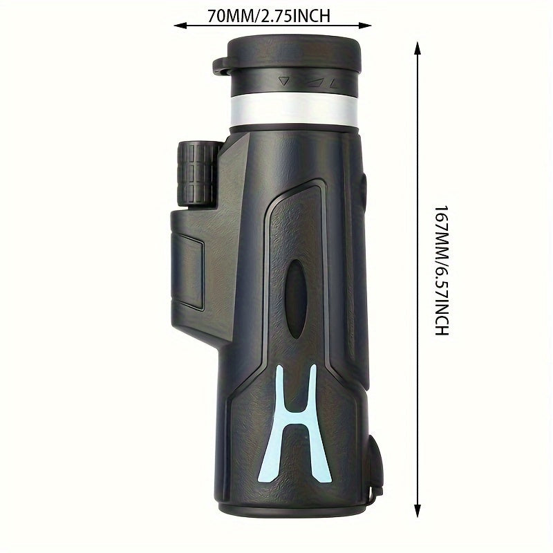 Waterproof 12X42 Monocular Telescope for Outdoor Sports Watching