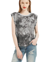 Tie Dye Crew Neck Sleeveless Top Summer Tank Top Women's Clothing